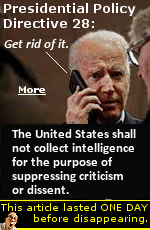 On Friday, October 7th, 2022, on the cusp of a 3-day weekend, President Biden signed an Executive Order lifting restrictions on how the government spies on US citizens. The move garnered little media attention or controversy  just as the White House had hoped.